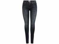 ONLY Womens Black Denim Jeans Stretch