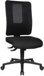 TOPSTAR 617620 Profi B&uuml;rostuhl HJH Work Basic Stoff/Netz Schwarz Drehstuhl ohne