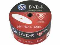 HP DVD-R 4,7 GB (120min) 16x Inkjet Printable 50-Spindle Bulk