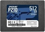 Patriot P210 Interne Solid State Drive 512GB SSD SATA 3 2,5 Zoll