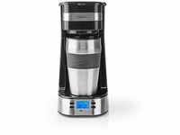 NEDIS Kaffeemaschine - Filter Kaffee - 0.4 l - 1 Tassen - Timer einschalten - Schwarz