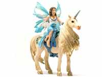 Schleich 42508 Eyela Riding on Golden Unicorn Bayala, 16 x 19 x 25.5 cm
