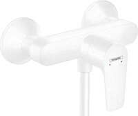 hansgrohe Duscharmatur Talis E (Aufputz Duschmischer, f&uuml;r 1 Funktion) Mattwei&szlig;