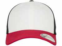 Flexfit 3-Tone Baseball Cap, red/White/Black, L/XL