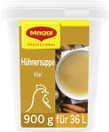 MAGGI Professional Klare H&uuml;hnersuppe, sofort l&ouml;slich, Ergiebigkeit 36L, 1er Pack (1