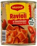 Maggi Ravioli in Tomatensauce mit fleischhaltiger F&uuml;llung, 6er Pack (6 x 800g)