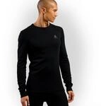Odlo Thermo Leggings Damen Merino 200 Steel Grey meliert | Gr&ouml;&szlig;e S | Unterw&auml;sche