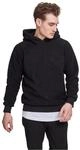 Urban Classics Herren Sherpa Hoodie Kapuzenpullover,, per pack Schwarz (black 00007),