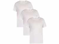 Lacoste Men's TH3451 T-Shirt, White, M (3er Pack)