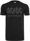 MERCHCODE Herren Acdc Back in Black Tee T Shirt, Schwarz (Black 00007), XL EU