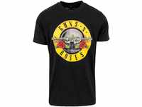 MERCHCODE Herren Guns N' Roses Logo Tee T-shirts, Schwarz, L