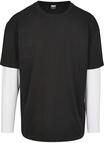 Urban Classics Herren Oversized Shaped Double Layer LS Tee T-Shirt, per Pack