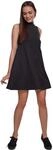 Urban Classics Damen Ladies A-Line Turtleneck Dress Kleid,, per pack Schwarz (black