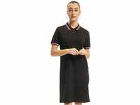Urban Classics Damen Ladies Polo Dress Kleid, Schwarz (Black 00007), 34