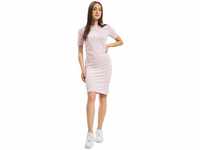 Urban Classics Damen TB3652-Ladies Stretch Stripe Dress Kleid, girlypink/Oceanblue, M