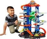 Hot Wheels Garage, Hot Wheels Parkgarage inkl. 2 Spielzeugautos, mit mehrst&ouml;ckiger