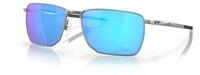 Oakley Herren OO4142 Sonnenbrille, Silver, 58