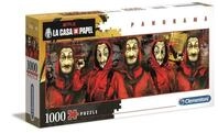 Clementoni 39545 Panorama La Casa de Papel &ndash; Puzzle 1000 Teile ab 9 Jahren,