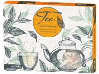 ROTH Tee Adventskalender gefüllt mit hochwertigen Teemischungen, Kalender mit...