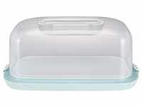 keeeper Kastenkuchenbehälter mit Servierplatte, BPA-freier Kunststoff, 43 x 25 x 18