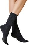 KUNERT Damen Socken Soft Wool Cotton druckfreier Bund Anthrazitmel 4050 35-38