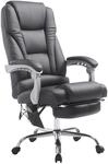 CLP B&uuml;rostuhl Pacific Kunstleder I Massage-Funktion I Ergonomisch, 360&deg; Drehbar Mit