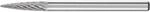 PFERD TOOLS HM-Fr&auml;sstift, Spitzbogenform SPG, Zahnung 3 PLUS, Fr&auml;sstift-&oslash;...