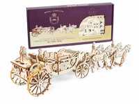 UGEARS 70050 Royal Wedding Carriage Mechanical Wooden Model Kit Modellbausatz...