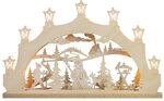 WEIGLA - Schwibbogen original Erzgebirge I Lichterbogen Weihnachten I Motiv