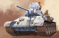 Italeri 8001283070089 510007008 - 1:72 T 34/76 Russischer Panzer, Grau