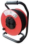Fortis Kabeltrommel Kunststoff 40 m H07RN-F 3G1,5, rot, neopren, Innen-/Au&szlig;en