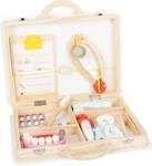 small foot Arztkoffer Zahnarzt aus Holz, mit Spritze, Stethoskop, Gebiss,