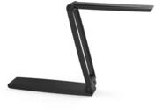 Akku LED-Leuchte MAULzed, mobile Lampe in Schwarz, faltbar, dimmbar, 2040 Lux,
