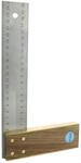 hedue&reg; Tischlerwinkel 250 mm - Rechter Winkel 90 Grad Winkel, Griff aus Nussbaumholz