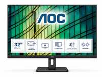 AOC U32E2N - 32 Zoll UHD Monitor (3840x2160, 60 Hz, HDMI 2.0, DisplayPort) schwarz