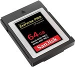 SanDisk Extreme Pro CFexpress-Speicherkarte Typ B 64 GB (1.500 MB/s Lesen, 800 MB/s SanDisk Extreme Pro CFexpress-Speicherkarte Typ B 64 GB (1.500 MB/s Lesen, 800 MB/s