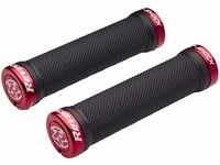 Reverse Grip R-Shock Soft Compound Fahrrad Schraubgriffe schwarz/rot: Größe:...