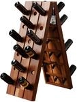Casaria&reg; Weinregal 36 Flaschen 87x 55x 39cm Akazien Holz Stehend Klappbar...