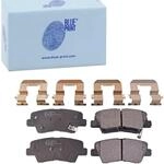Blue Print ADG042127 Bremsbelagsatz mit Anbaumaterial, 1 St&uuml;ck | Kompatibel mit: