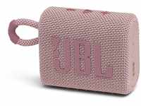 JBL GO 3 kleine Bluetooth Box in Pink – Wasserfester, tragbarer Lautsprecher für