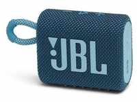 JBL GO 3 kleine Bluetooth Box in Blau – Wasserfester, tragbarer Lautsprecher für