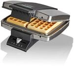 Cloer 1445 Br&uuml;sseler Waffeleisen f&uuml;r 2 Belgische Waffeln 9 x 15,5 cm,