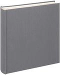 walther design Fotoalbum anthrazit-dunkelgrau 30 x 30 cm Leinen, Cloth FA-508-T