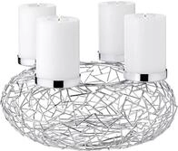 EDZARD Adventskranz Milano, AST-Design, Durchmesser 34 cm, f&uuml;r Kerzen Durchmesser 8