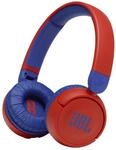 JBL Jr310 BT On-Ear Kinder-Kopfh&ouml;rer - Rot-Blau &ndash; Kabellose Bluetooth-Ohrh&ouml;rer