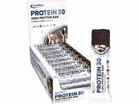 IronMaxx Protein 30 Eiweißriegel - Cookies and Cream, 24 x 35g | palmölfreier und