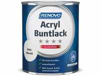 Acryl-Buntlack 2-in-1 750 ml RAL 0096 Altweiß glänzend Renovo