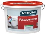 Fassadenweiss Acrylat wei&szlig; 5 L matt Fassadenfarbe Renovo