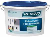 RENOVO Reinacrylat Fassadenweiß, 10 Liter 10 l