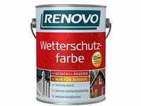 Renovo 2,5 Liter Wetterschutzfarbe Lichtgrau Nr.7035 10 Jahre Langzeitschutz